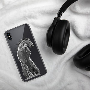 Snap Case for iPhone®, Black Horse