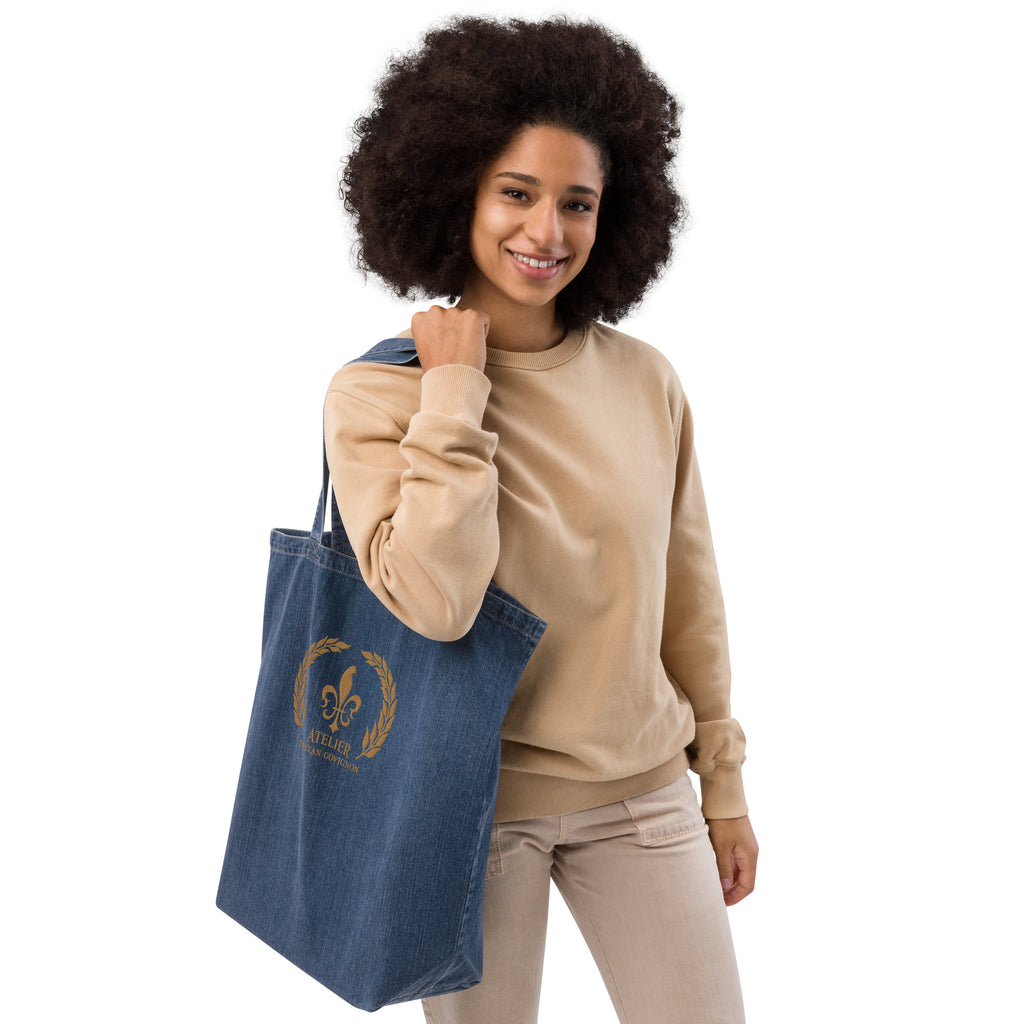 Organic Denim Tote Bag