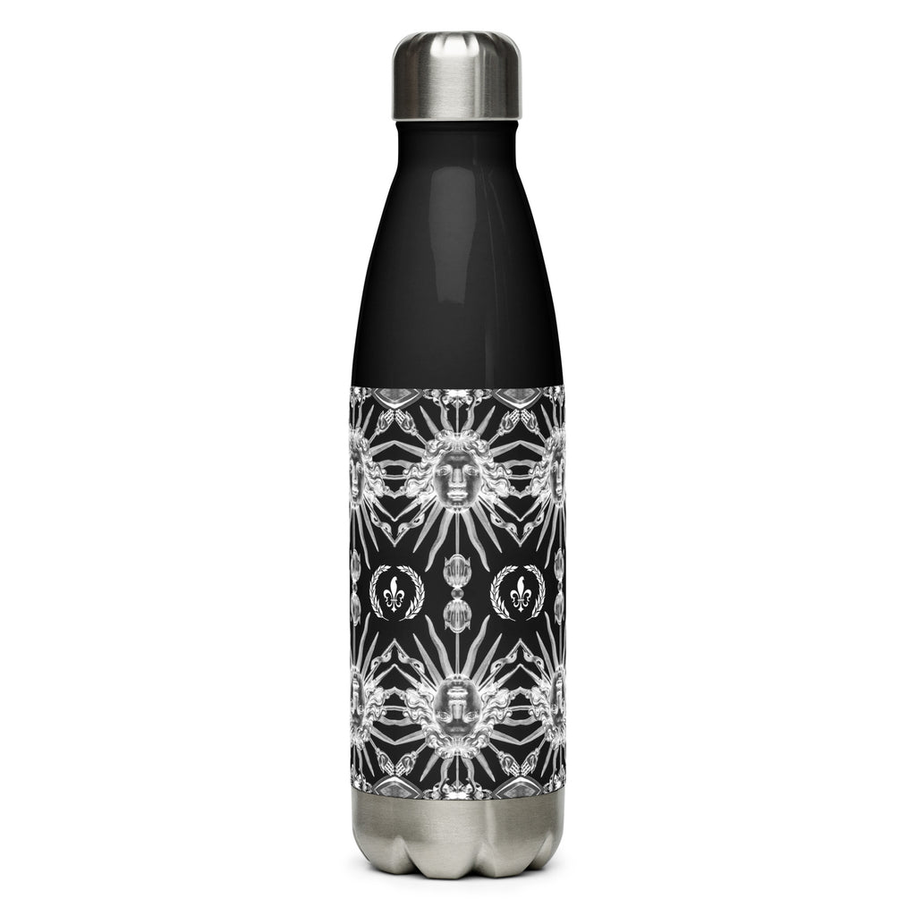 Stainless steel water bottle, Black Helios Collection