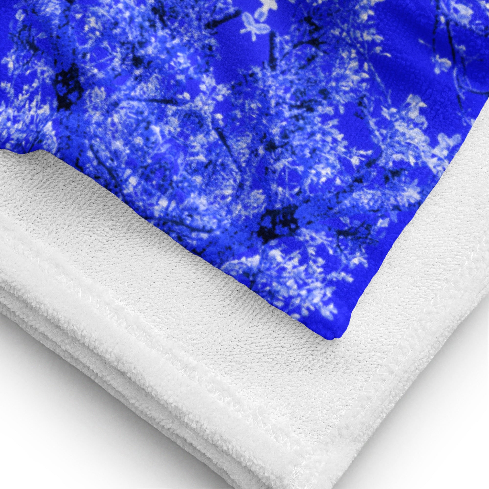 Towel, Hummingbird, Blue