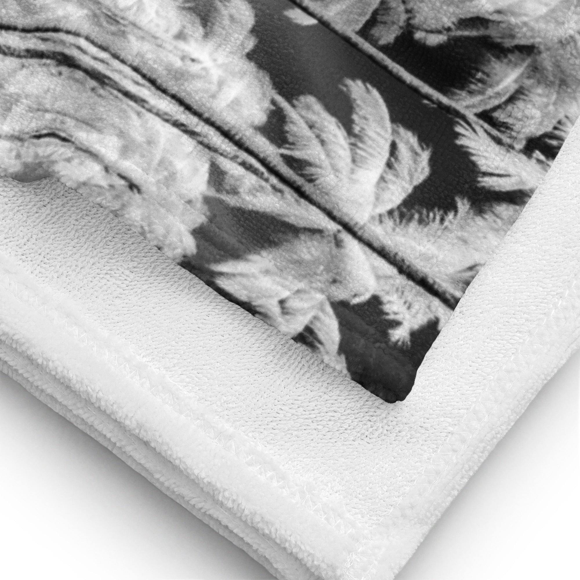 Towel, Palm Tree Collection, Midnight