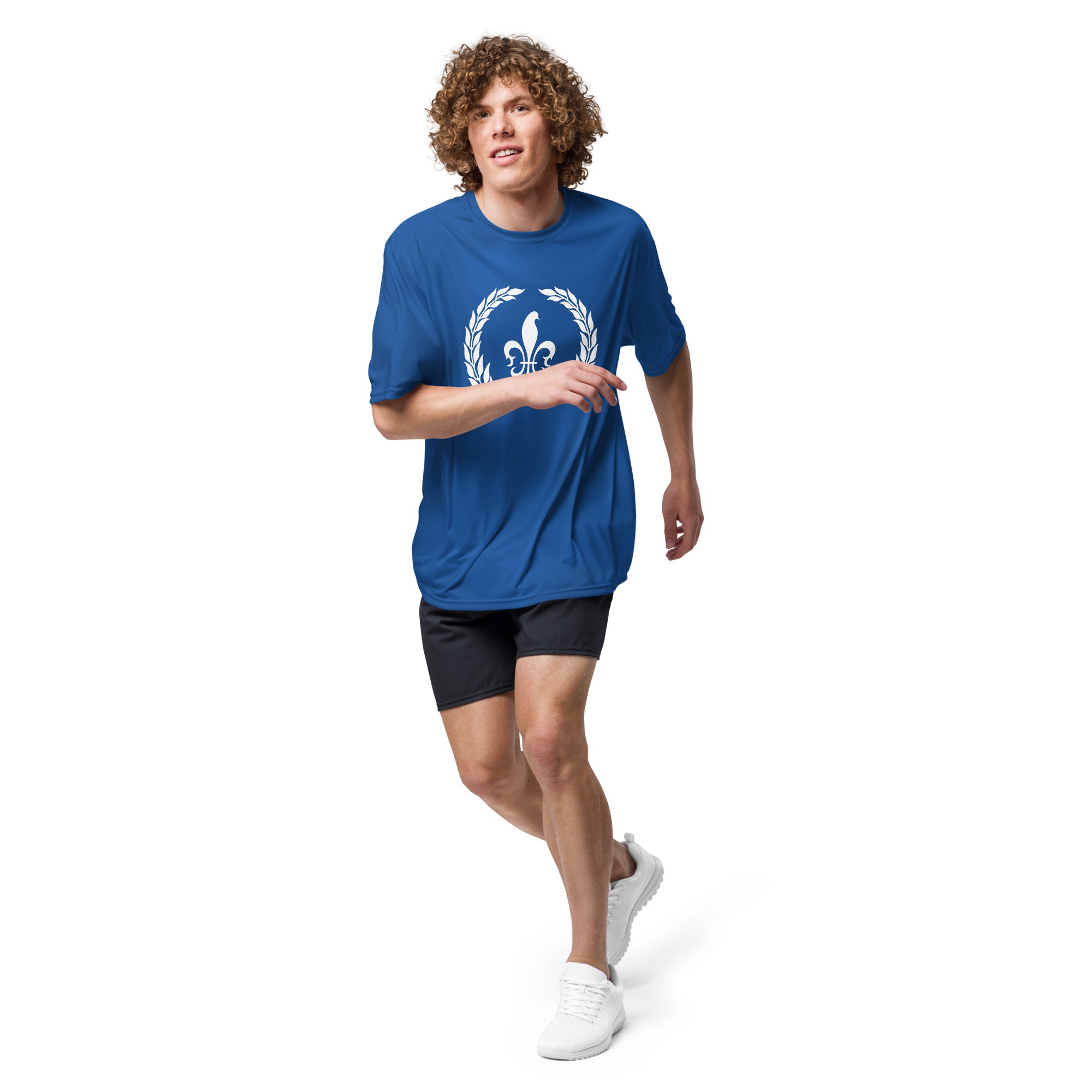 Relaxed Fit Performance Crew Neck T-shirt, Moisture Wicking