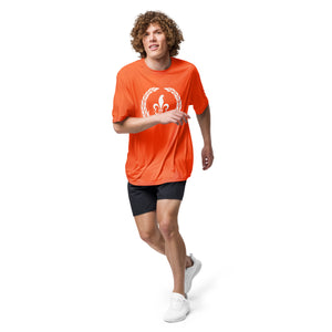 Relaxed Fit Performance Crew Neck T-shirt, Moisture Wicking