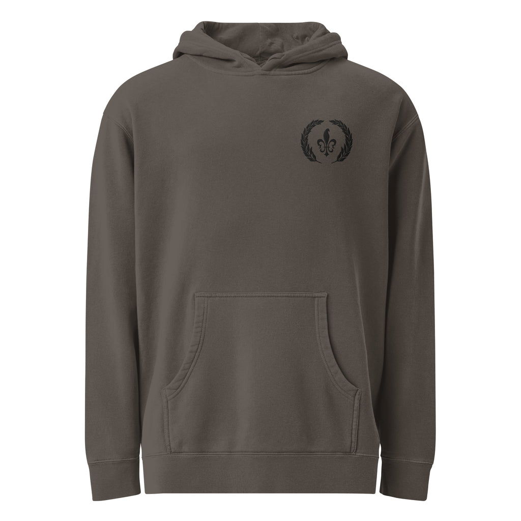 Pigment-Dyed Hoodie with Front Pocket