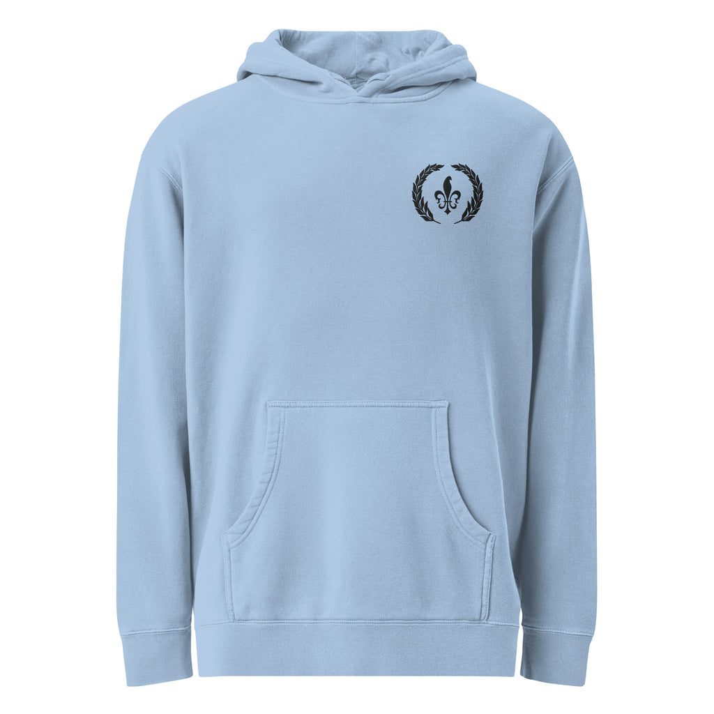 Pigment-Dyed Hoodie with Front Pocket