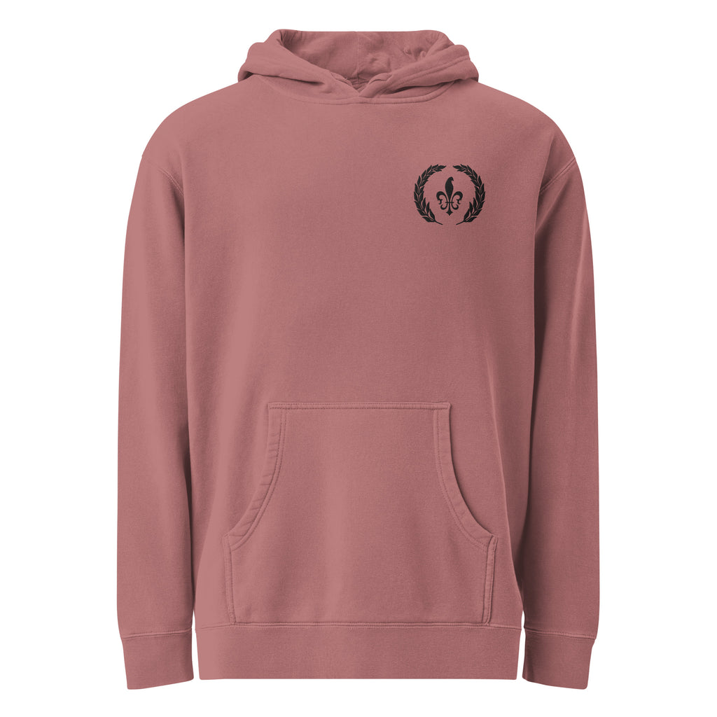 Pigment-Dyed Hoodie with Front Pocket