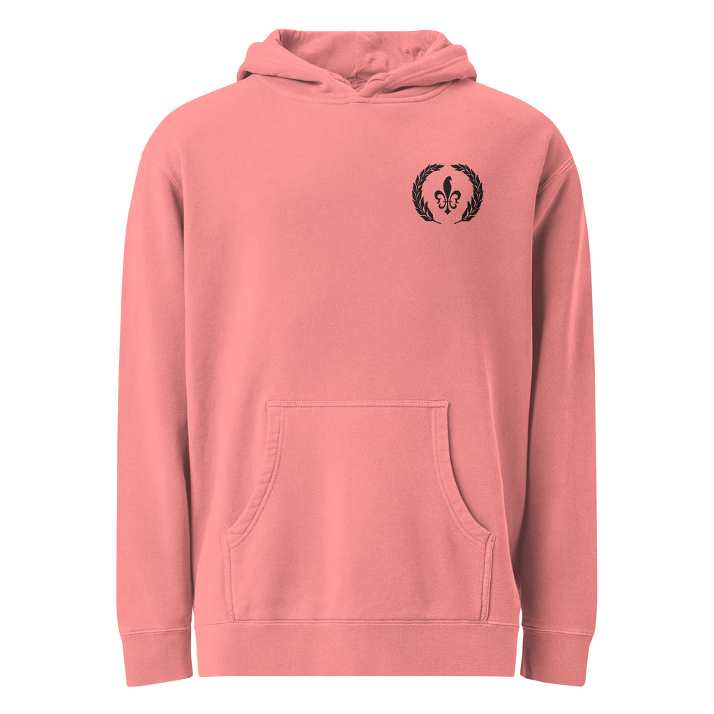 Pigment-Dyed Hoodie with Front Pocket