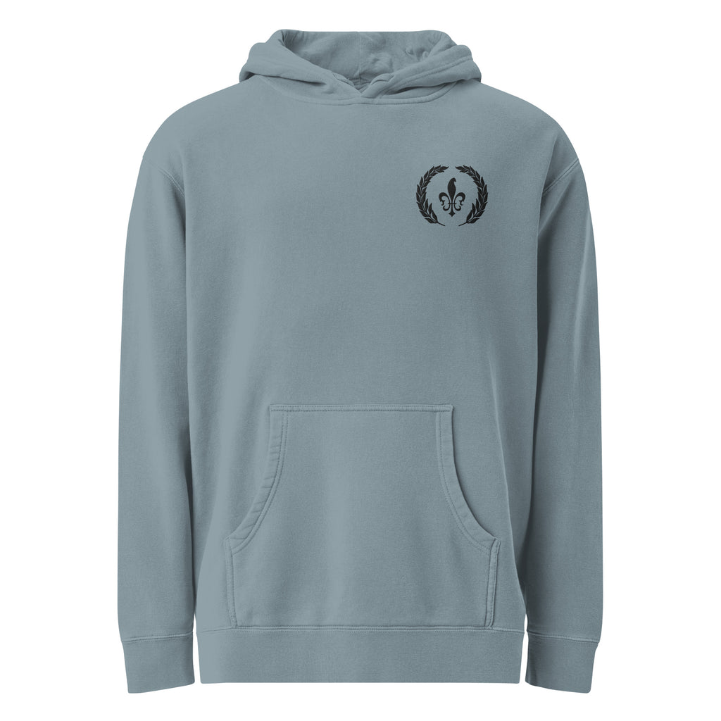 Pigment-Dyed Hoodie with Front Pocket