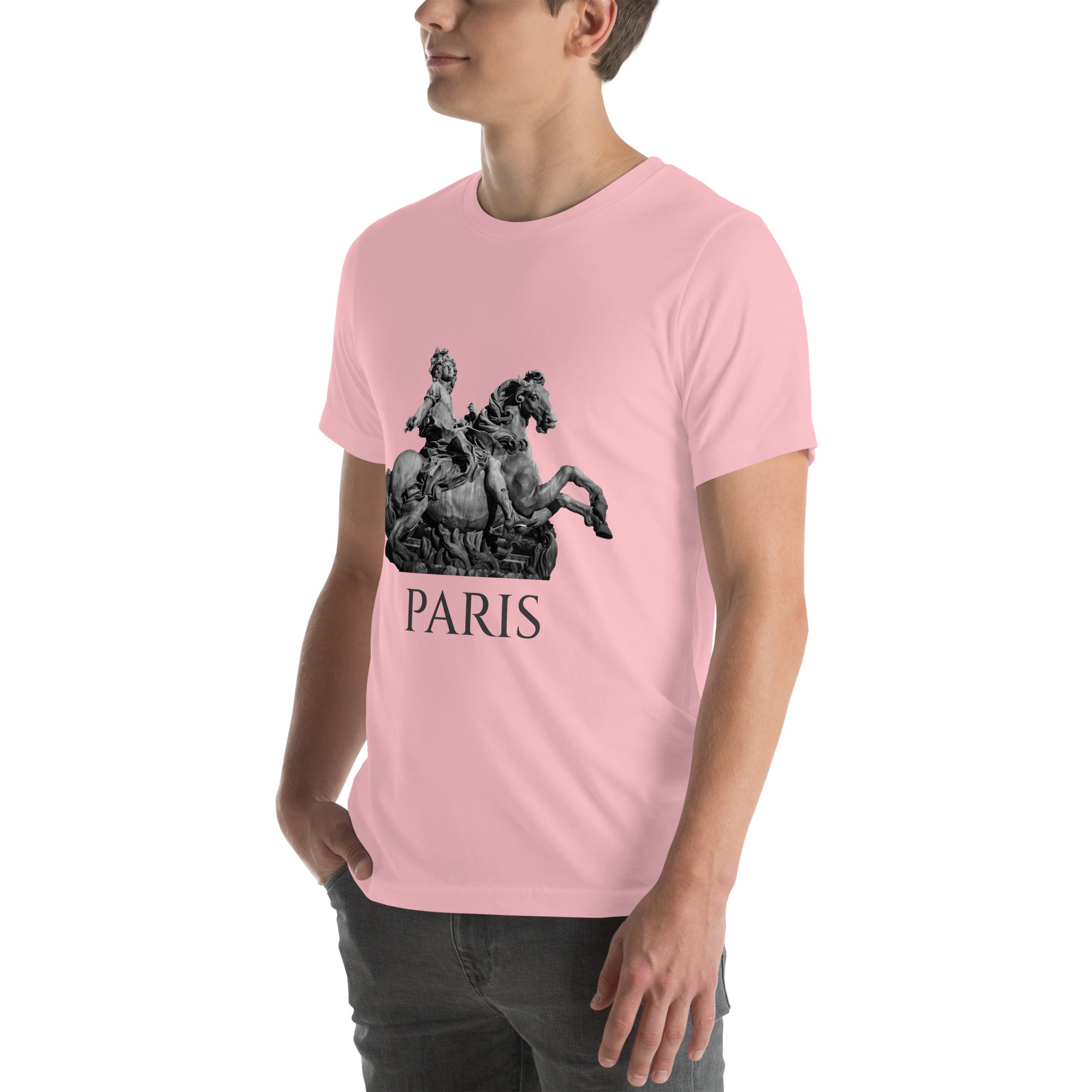 Short-Sleeve Cotton T-Shirt, Royal Paris