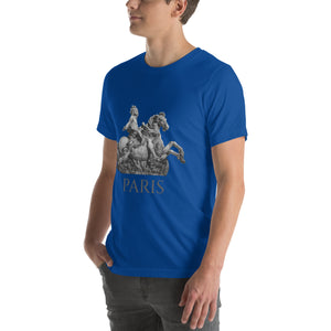 Short-Sleeve Cotton T-Shirt, Royal Paris