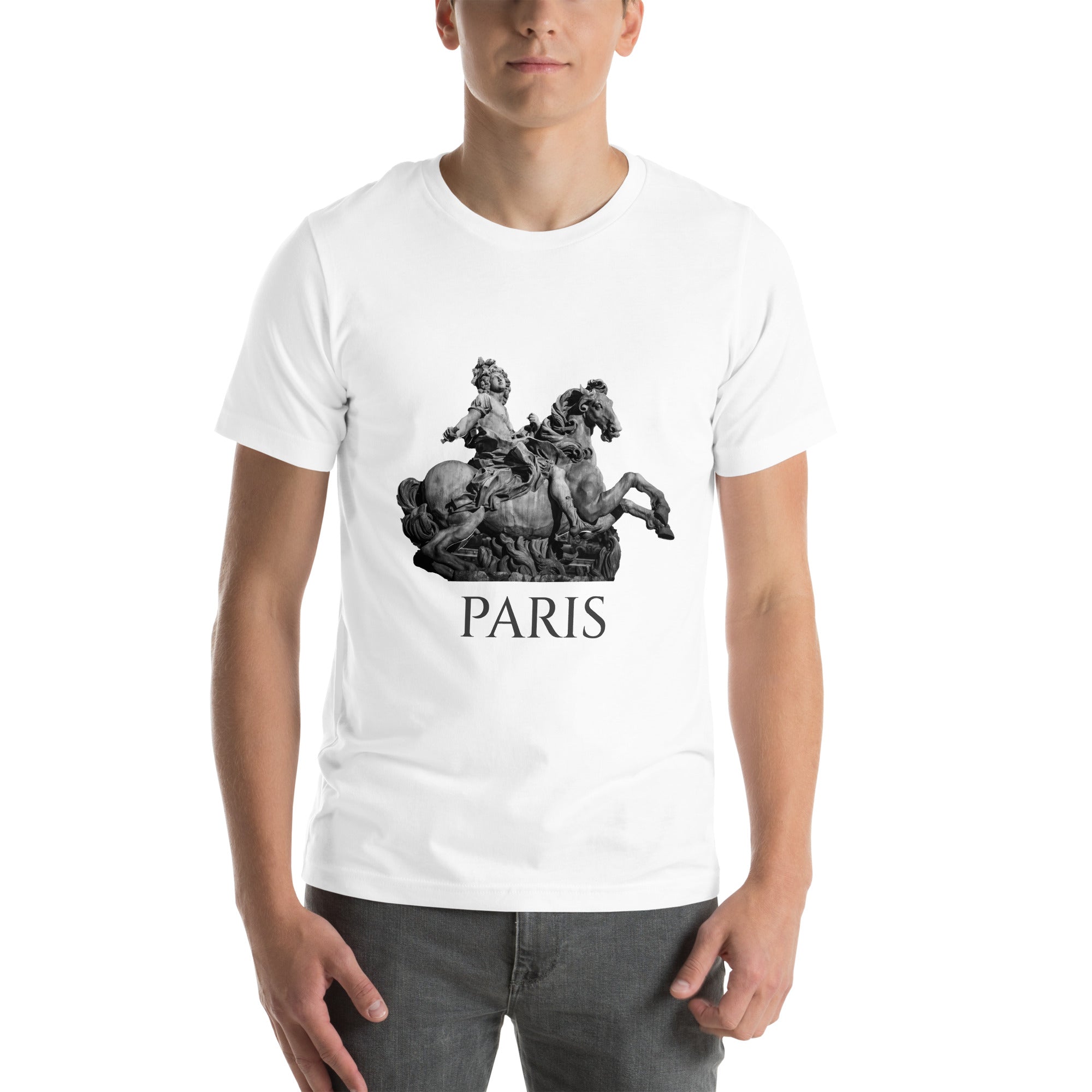 Short-Sleeve Cotton T-Shirt, Royal Paris