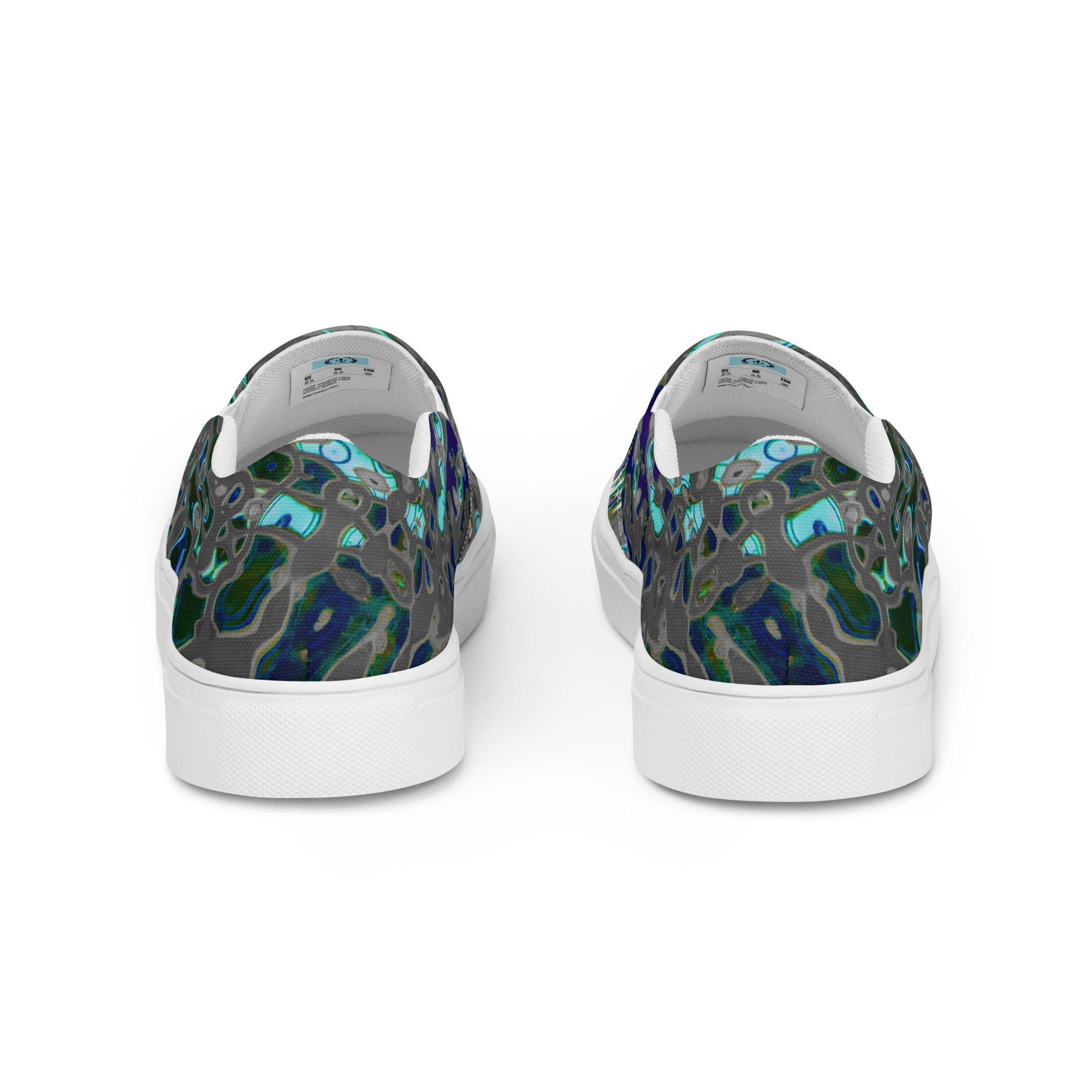 Women’s Slip-On Canvas Shoes, Liquid Jewel