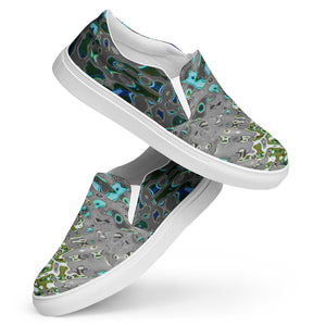 Women’s Slip-On Canvas Shoes, Liquid Jewel