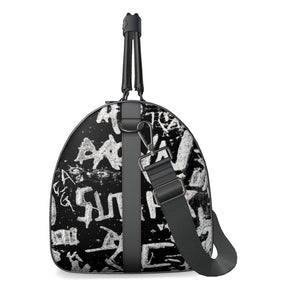 Nappa Leather Duffle Bag, Paris Birch Graffiti