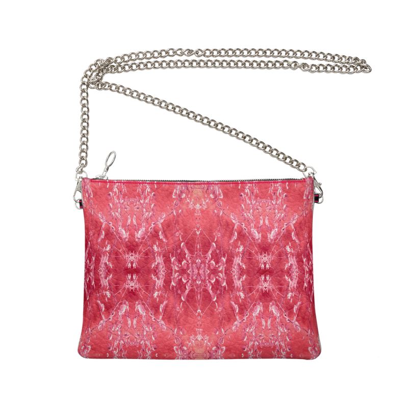 Crossbody Bag with Chain, Eden, Infrared