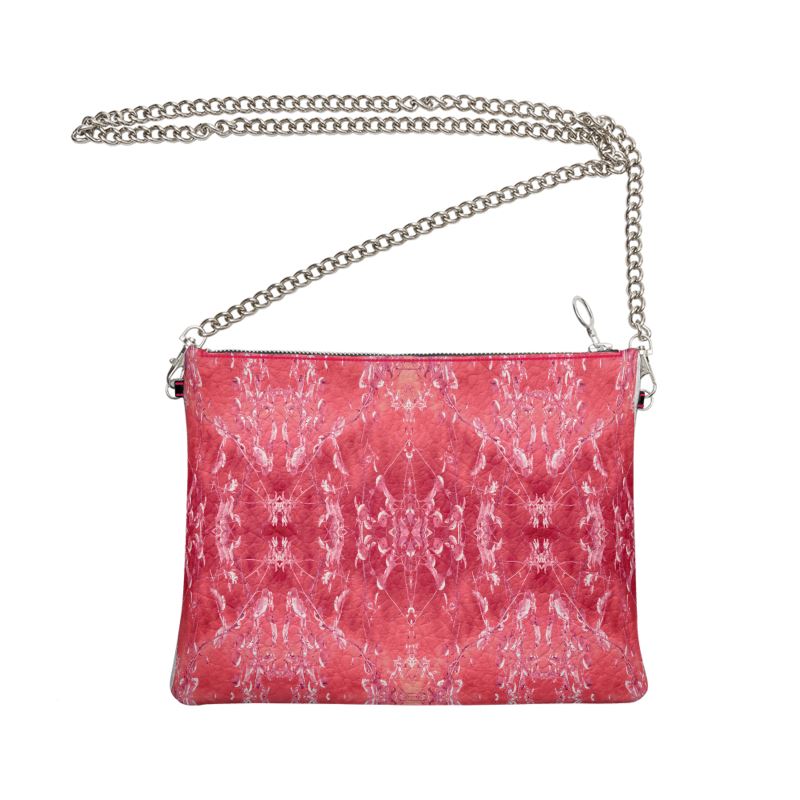 Crossbody Bag with Chain, Eden, Infrared