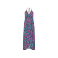 Women's Silk Halterneck Backless Dress, Jardin-des-Plantes