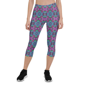 Women's Capri Leggings, Jardin-des-Plantes