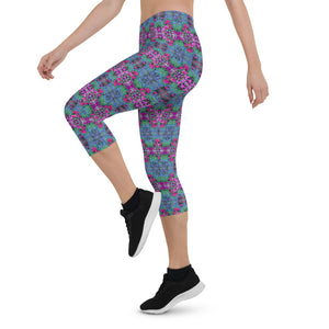 Women's Capri Leggings, Jardin-des-Plantes