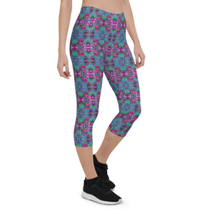 Women's Capri Leggings, Jardin-des-Plantes