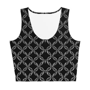 Women's Fitted Crop Top, Chainmaille