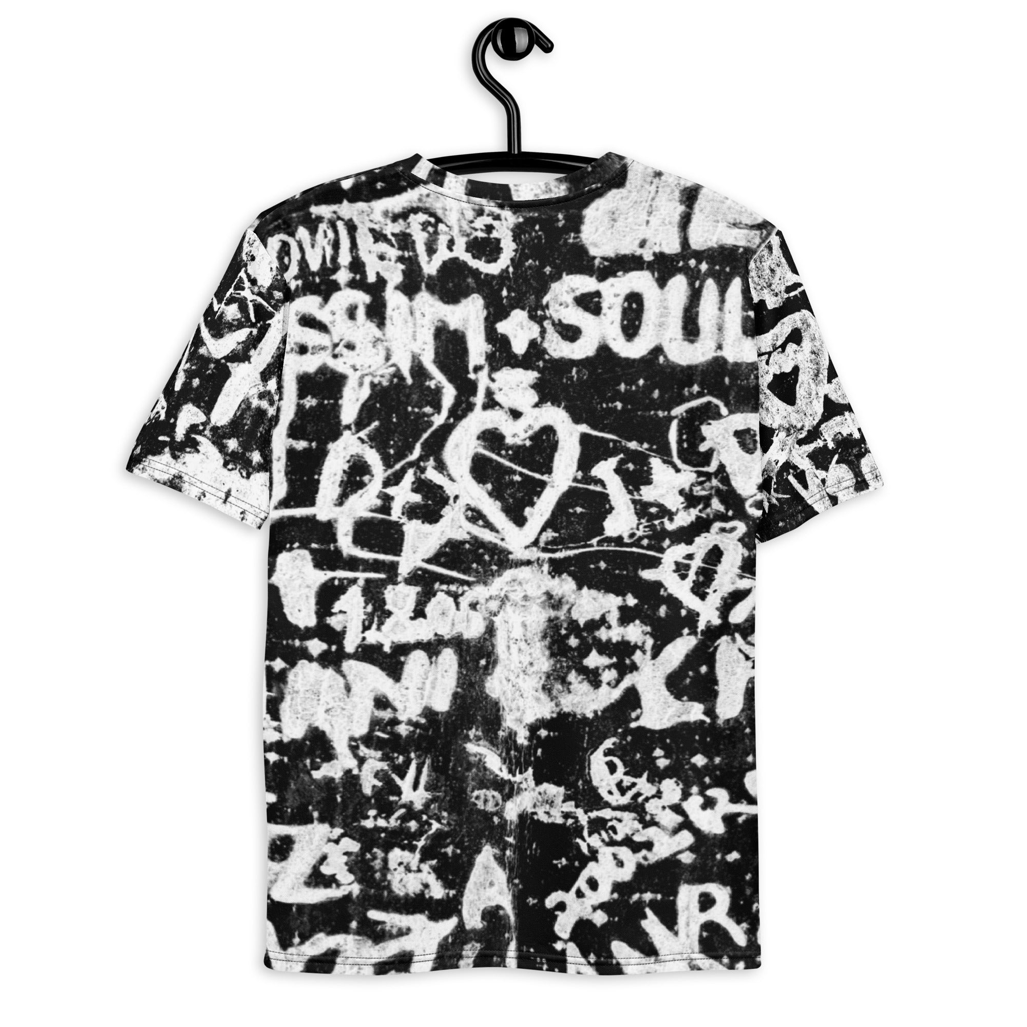 Men's Regular Fit, Four-Way Stretch Crew Neck T-Shirt, Paris Birch Tree, Brown Sugar