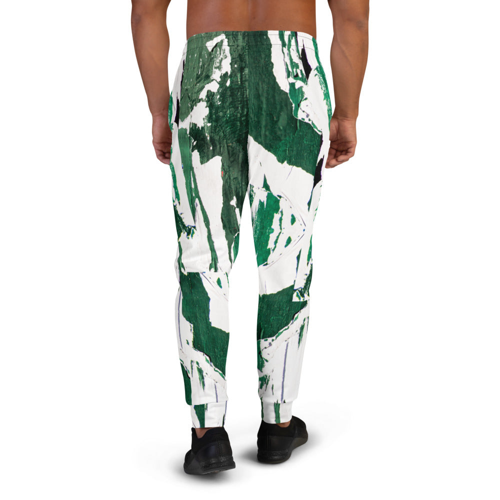 Men's Slim-Fit Joggers with Pockets, NYC Graffiti