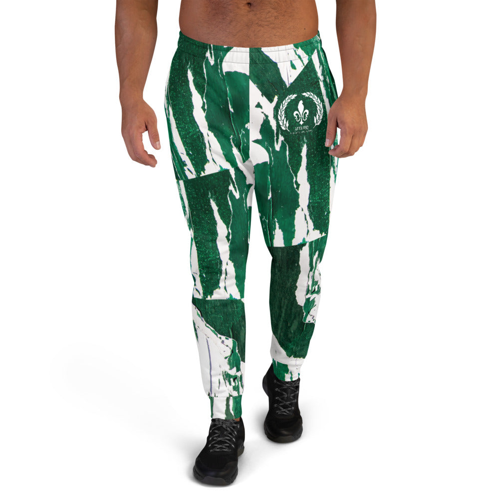 Men's Slim-Fit Joggers with Pockets, NYC Graffiti