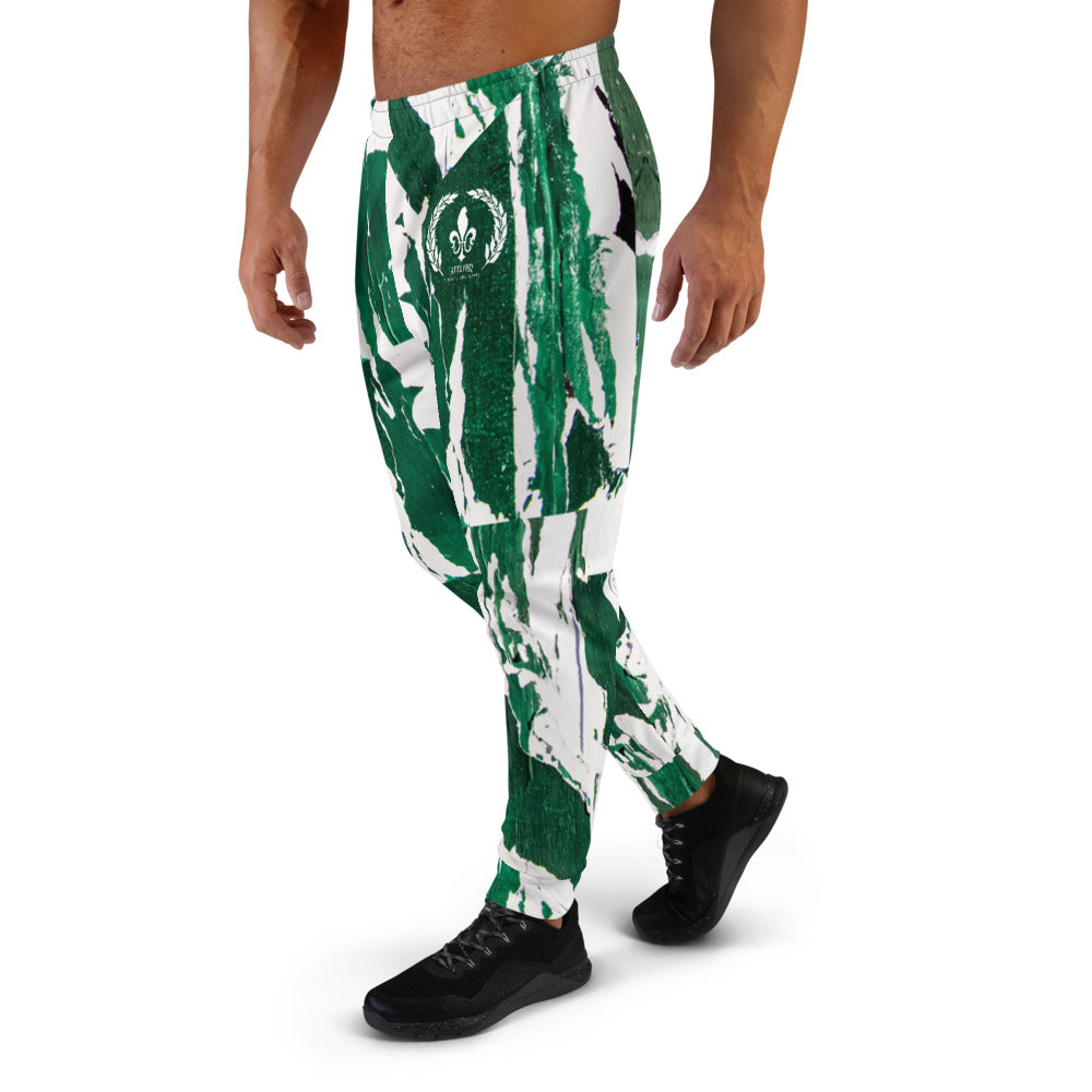 Men's Slim-Fit Joggers with Pockets, NYC Graffiti