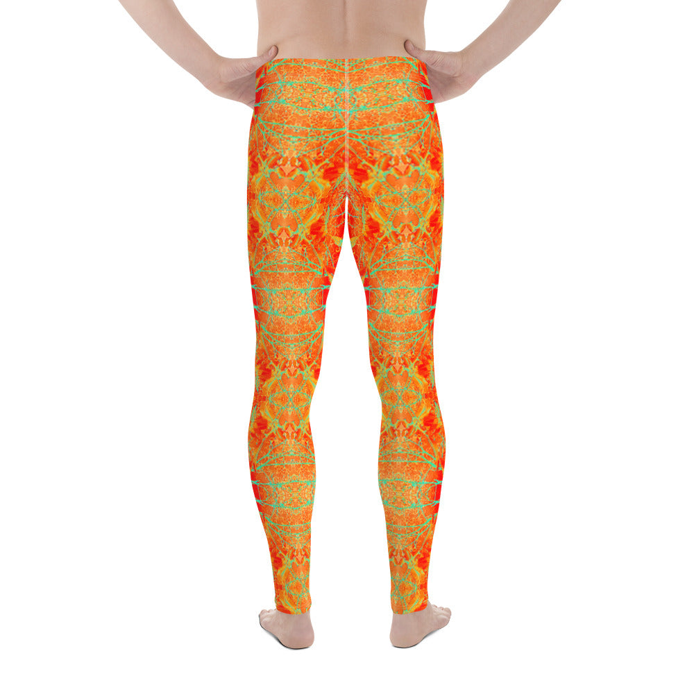 Men's Leggings, Electric Lilly