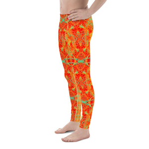 Men's Leggings, Electric Lilly