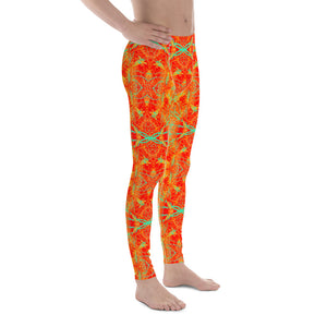 Men's Leggings, Electric Lilly