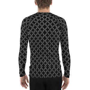 Men's Slim-Fit Rash Guard UPF 50+, Chainmaille