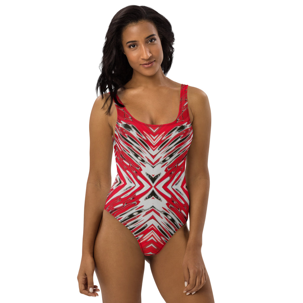 Women's One-Piece Swimsuit, Mercury