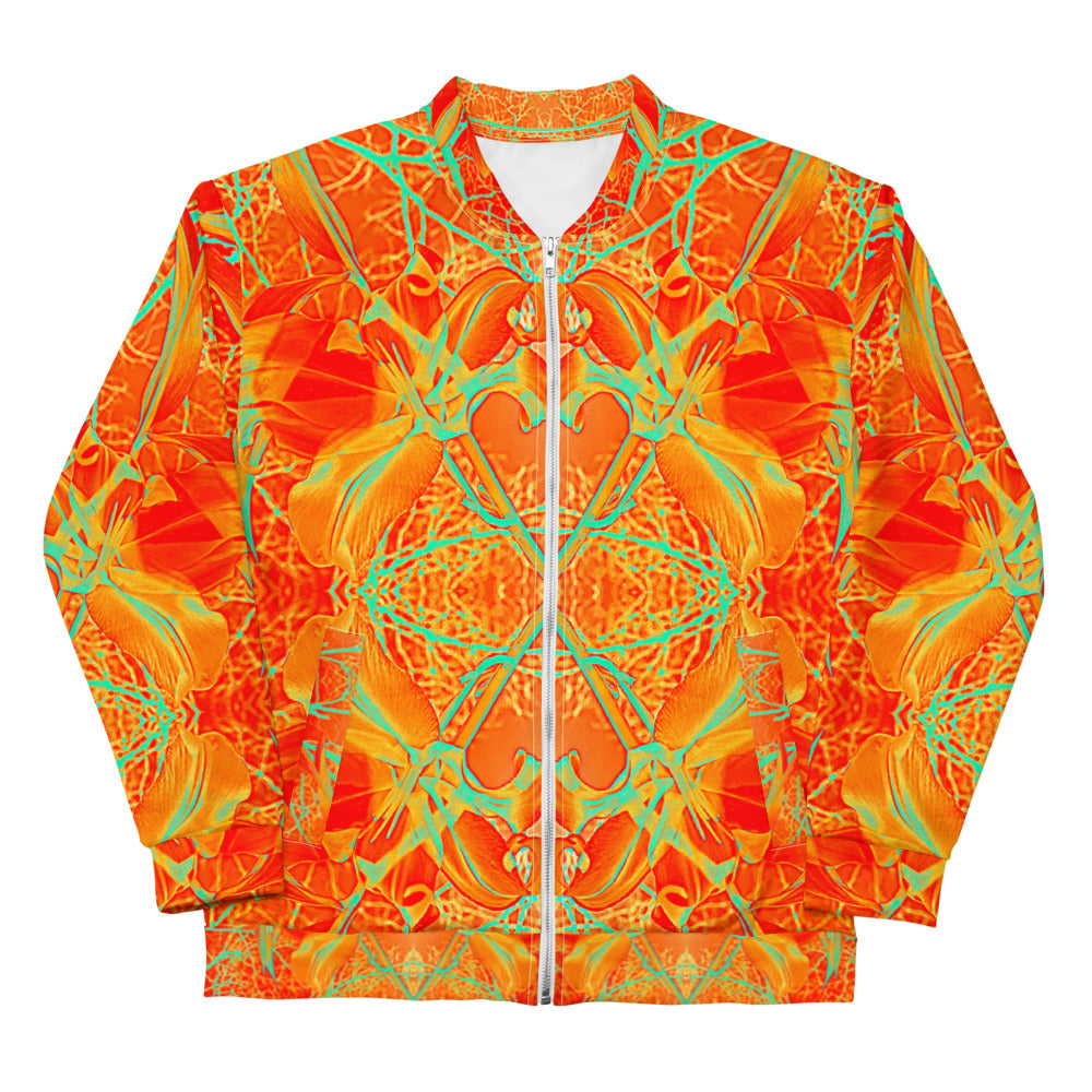 Slim-Fit Bomber Jacket, Electric Lily