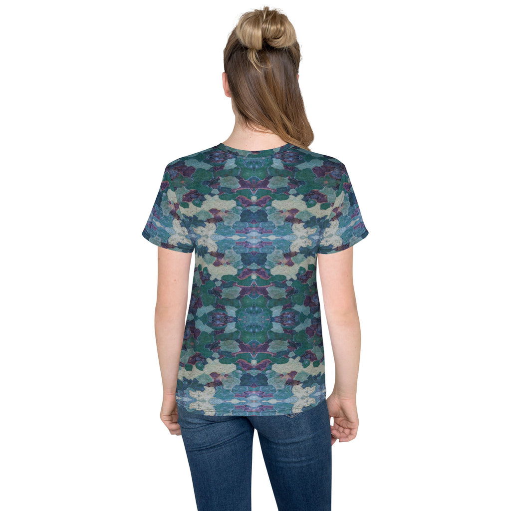 Youth Regular Fit, Four-Way Stretch Crew Neck T-Shirt, Croix-de-Cannes