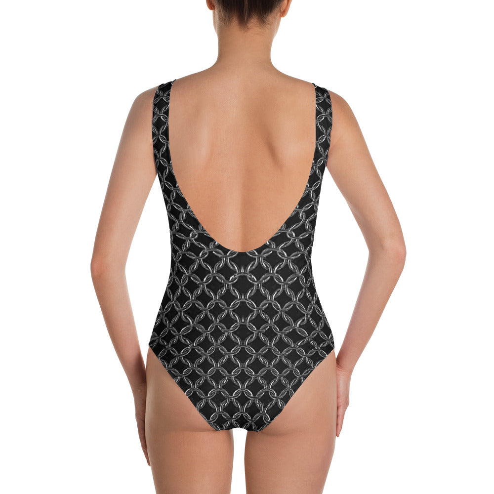 Women's One-Piece Swimsuit, Chainmaille