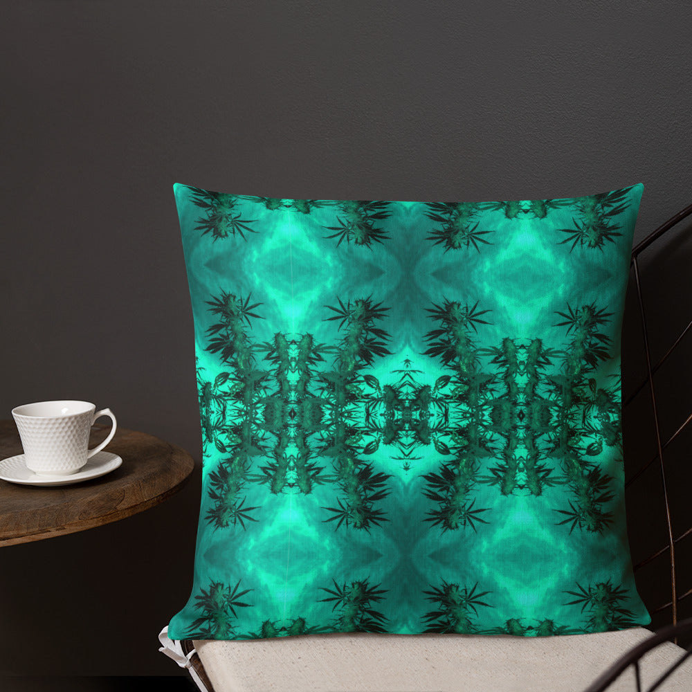 Premium Pillow, Cannabis Collection, Green