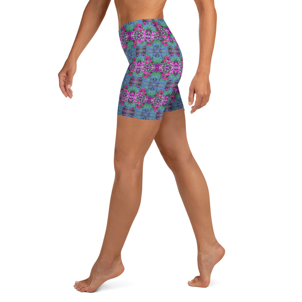 Women's High-Rise Yoga Shorts, Jardins-des-Plantes
