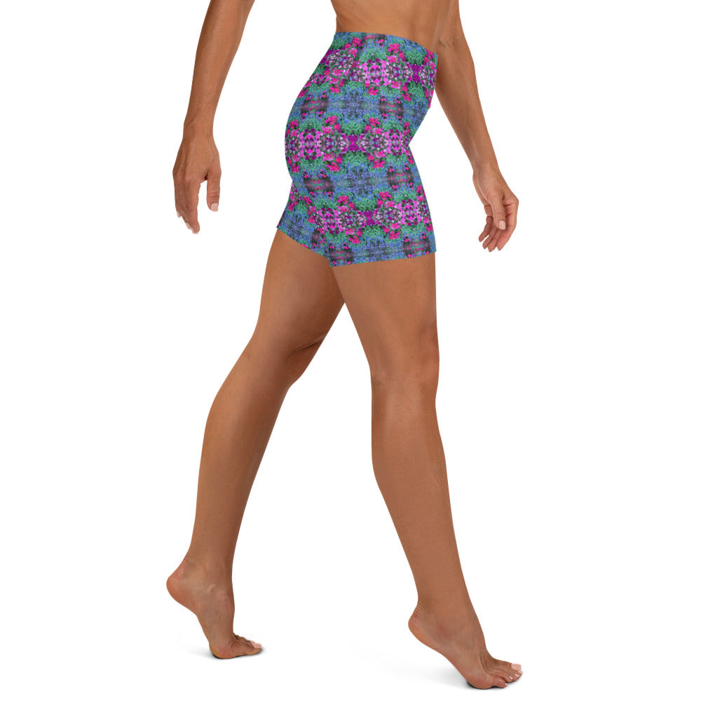 Women's High-Rise Yoga Shorts, Jardins-des-Plantes