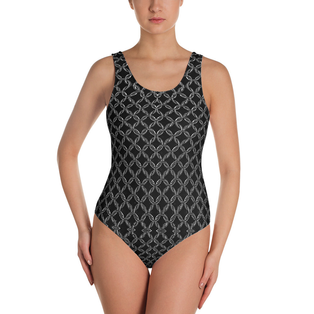 Women's One-Piece Swimsuit, Chainmaille