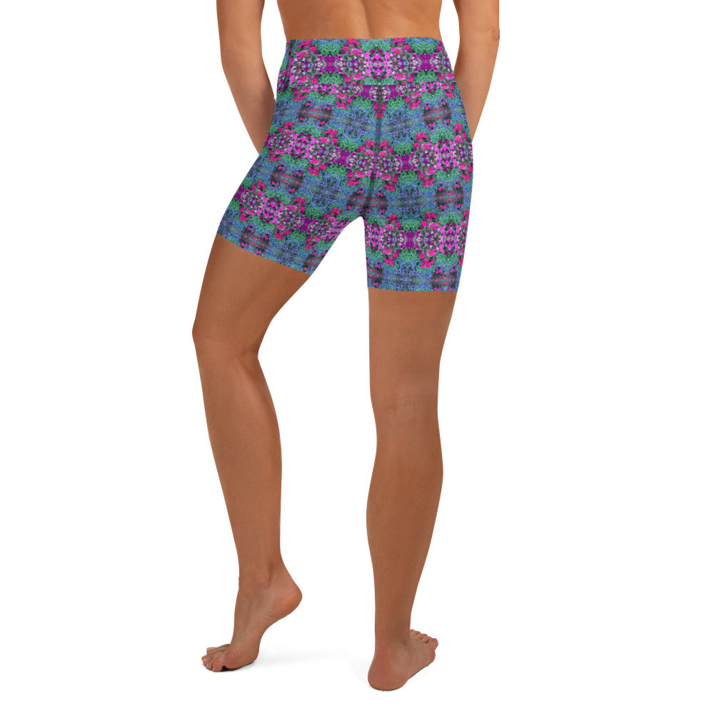 Women's High-Rise Yoga Shorts, Jardins-des-Plantes