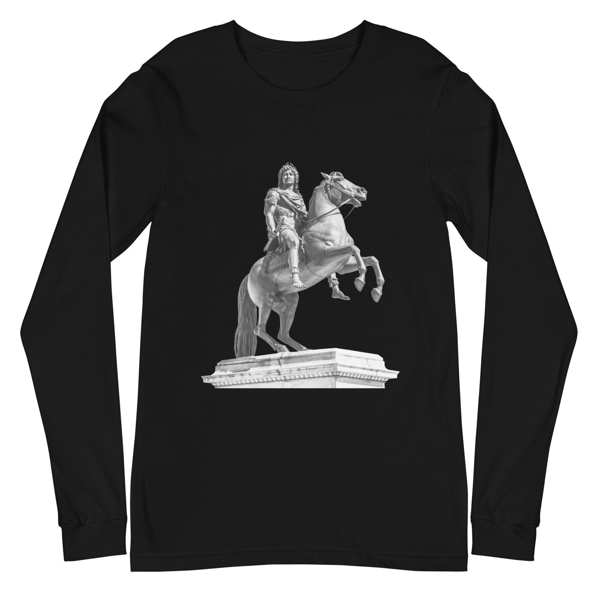 Long-Sleeve Cotton T-Shirt, Cavalier