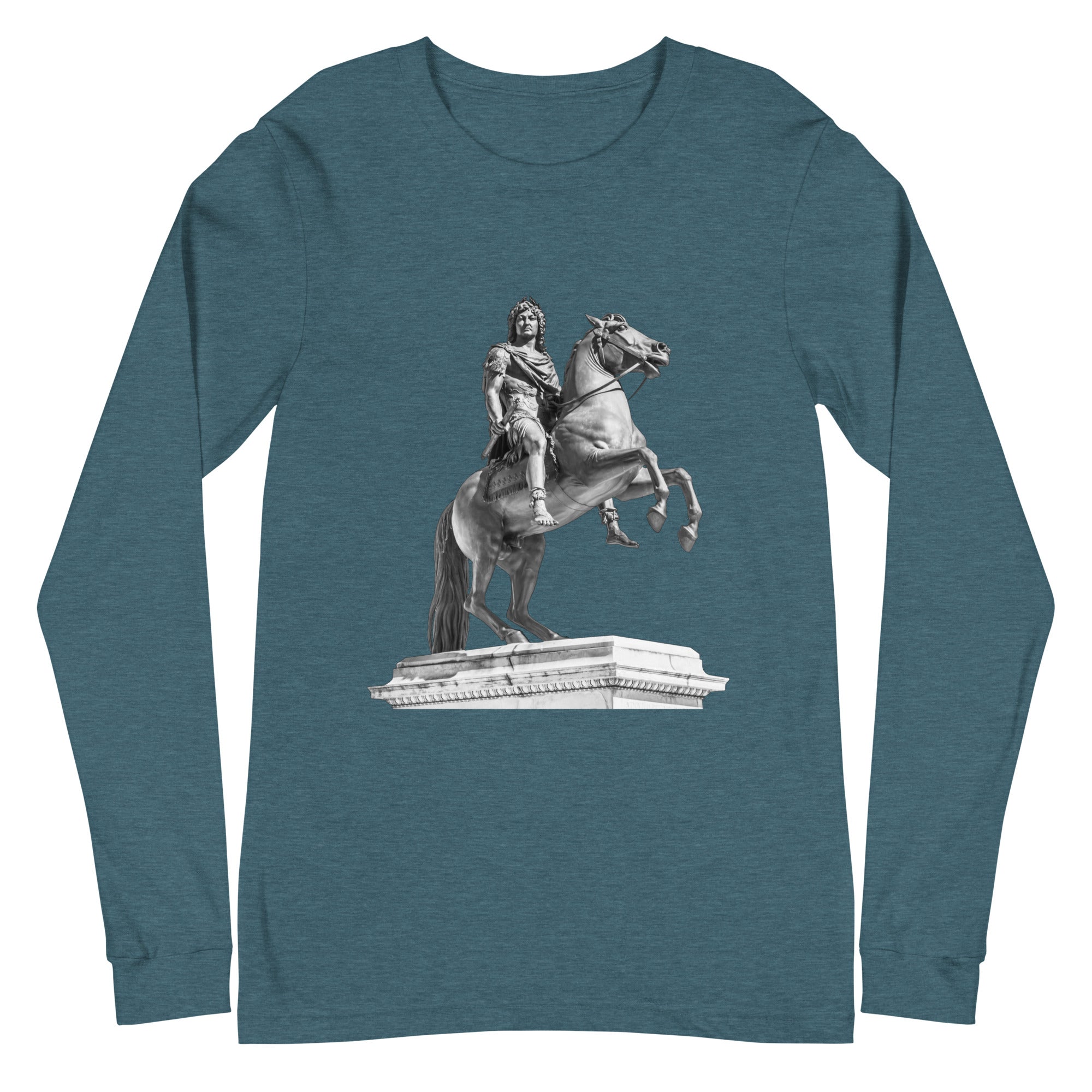 Long-Sleeve Cotton T-Shirt, Cavalier