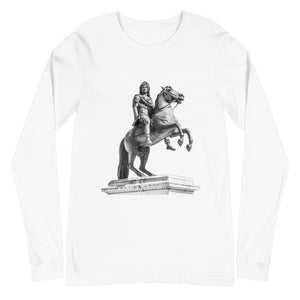 Long-Sleeve Cotton T-Shirt, Cavalier